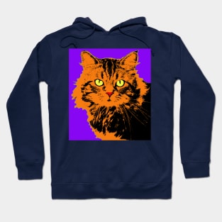 CAT POP ART - VIOLET Hoodie